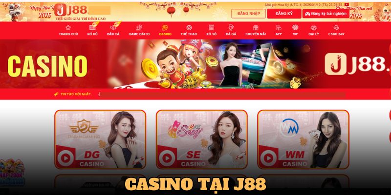 Casino đỉnh cao tại hệ thống J88